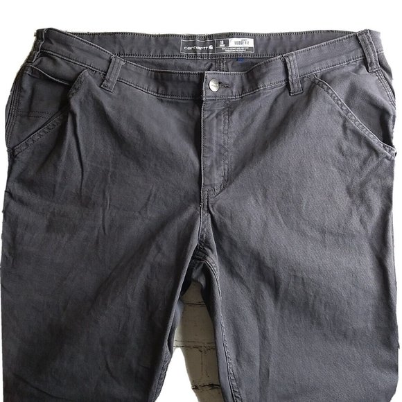 Carhartt Women's Size 18S Rugged Flex Loose Fit Canvas Work Pant - Picture 4 of 5